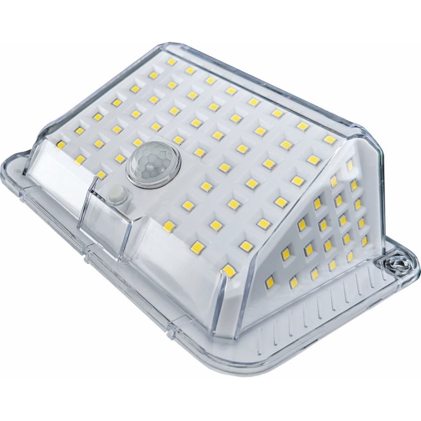 Soldrevet LED væglampe med sensor LED/5W/3,7V 1200 mAh IP44