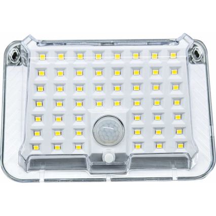 Soldrevet LED væglampe med sensor LED/5W/3,7V 1200 mAh IP44