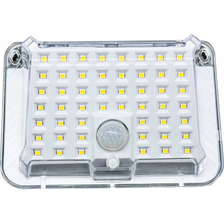 Soldrevet LED væglampe med sensor LED/5W/3,7V 1200 mAh IP44