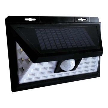 Soldrevet LED væglampe med sensor LED/5W/3,7V 1800 mAh IP65