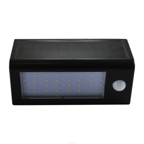 Soldrevet LED væglampe med sensor LED/5W