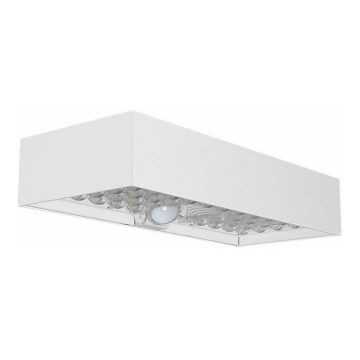 Soldrevet LED væglampe med sensor LED/6W/3,7V IP65 4000K hvid