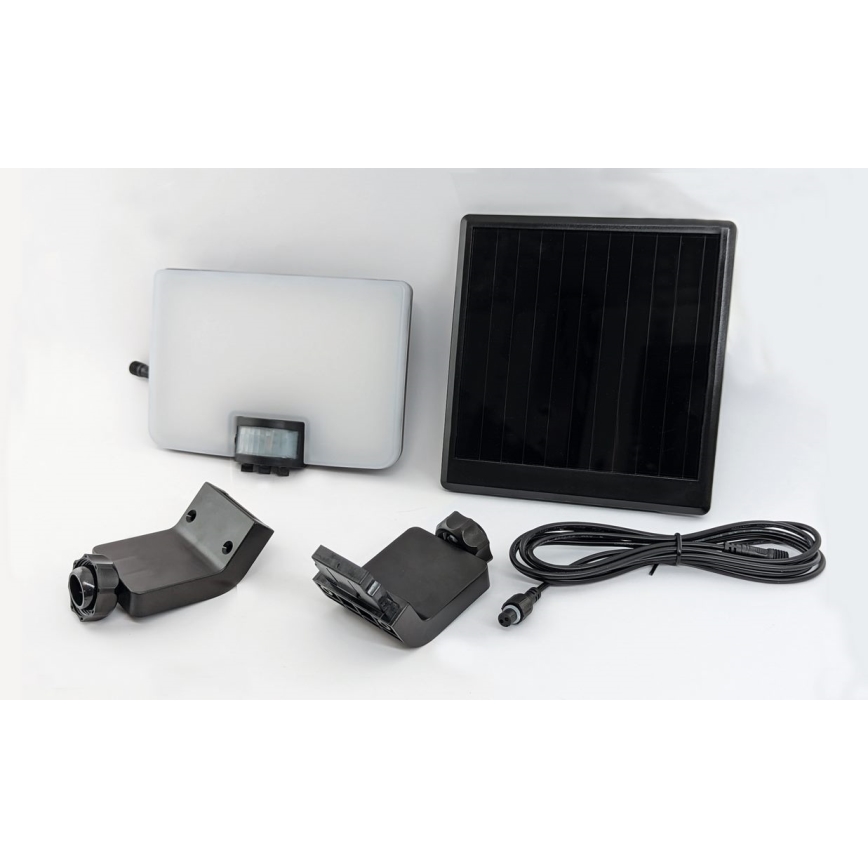 Soldrevet LED væglampe med sensor LED/8W/3,7V 2000 mAh IP54