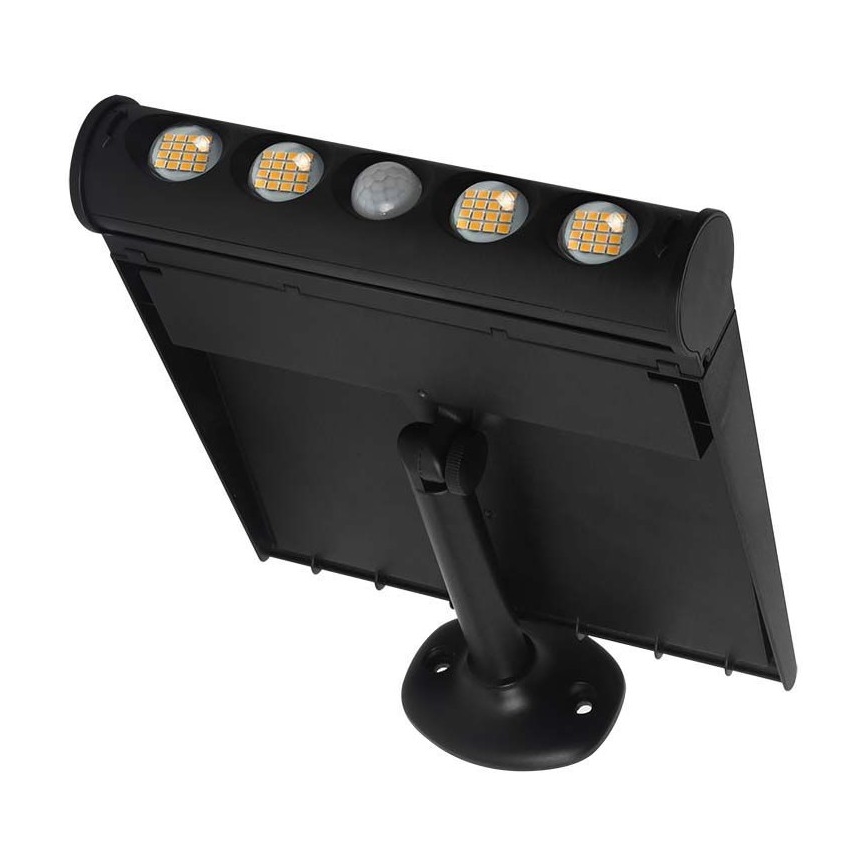 Soldrevet LED væglampe med sensor LED/8W/3,7V IP65 3000K