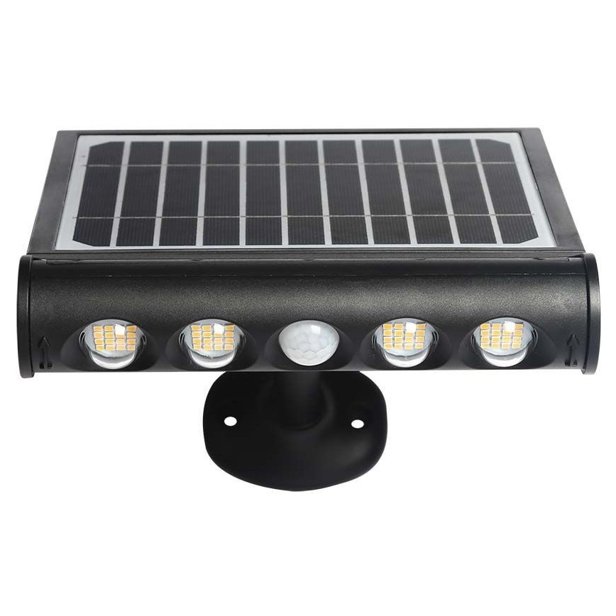 Soldrevet LED væglampe med sensor LED/8W/3,7V IP65 4000K