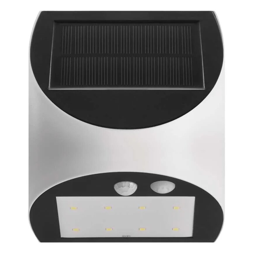 Soldrevet LED væglampe med sensor LUMI LED/3,7W 1200mAh IP54 hvid