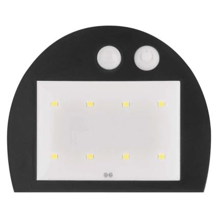 Soldrevet LED væglampe med sensor LUMI LED/3,7W 1200mAh IP54 hvid