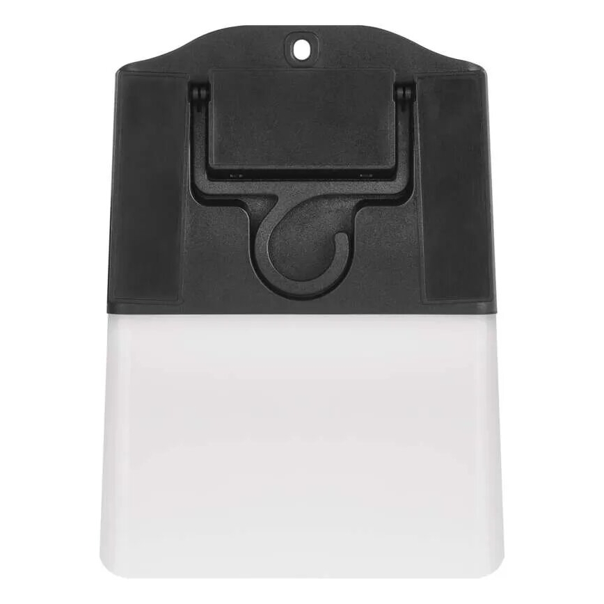 Soldrevet LED væglampe med sensor LUMI LED/3,7W IP65 sort