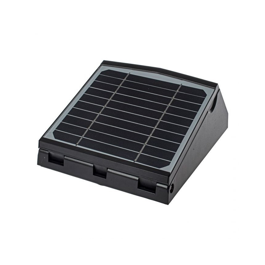 Soldrevet LED væglampe med bevægelses- og skumringssensor TRANSFORMER LED/7W/3,7V IP65 + fjernbetjening