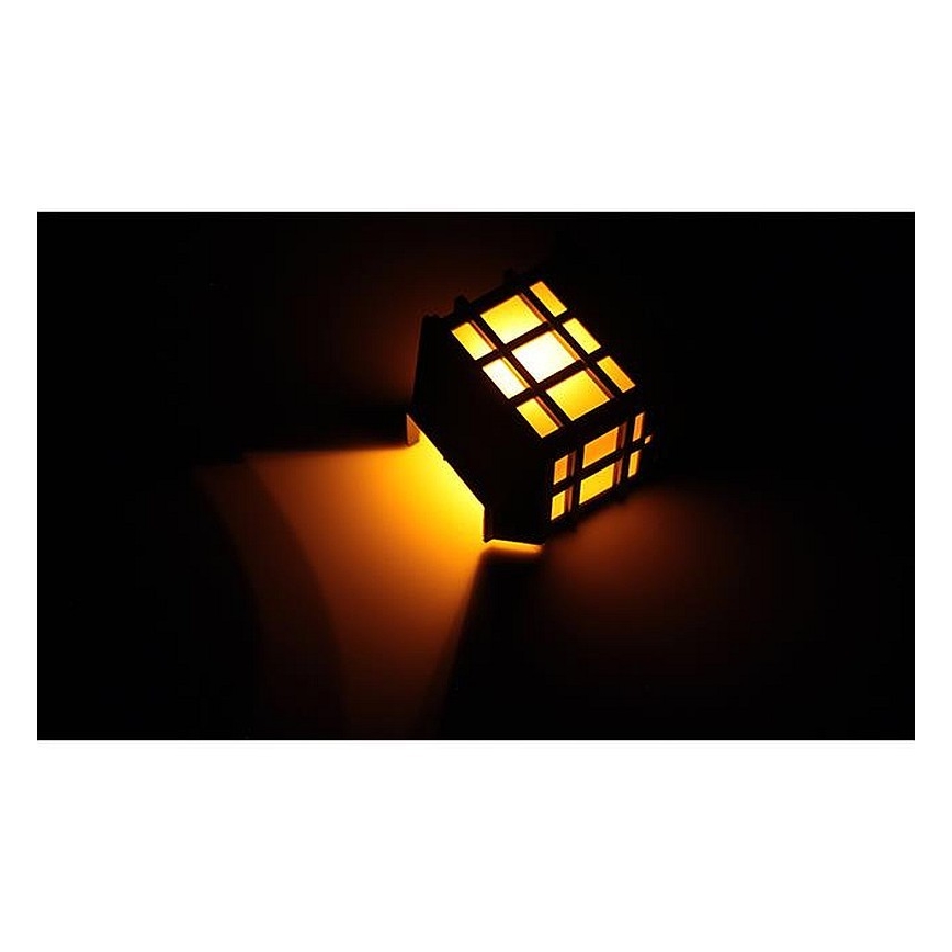 Soldrevet LED væglampe med skumringssensor LED/2V 70 mAh IP44