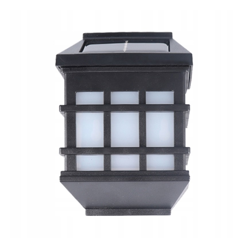 Soldrevet LED væglampe med skumringssensor LED/2V 70 mAh IP44