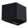 Soldrevet LED væglampe WINGS LED/2W/1300 mAh 3,7V 3000K IP54 sort