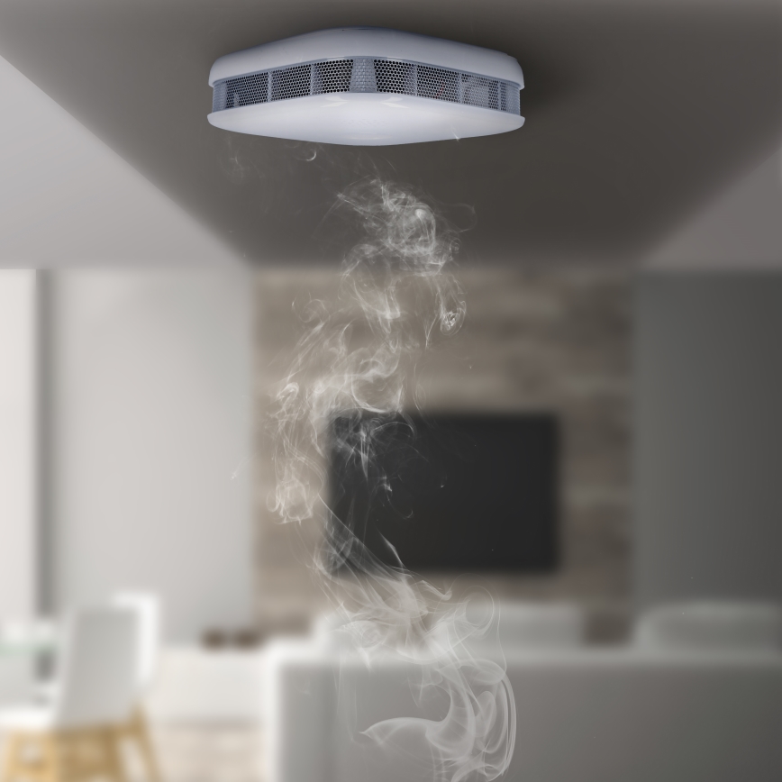 Røgalarm m. alarm 85dB 1xCR123A Wi-Fi