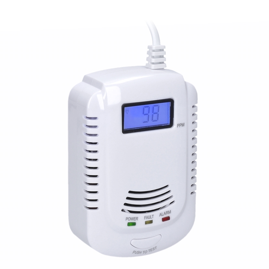 Carbon monoxide og flammable gas detector 230V