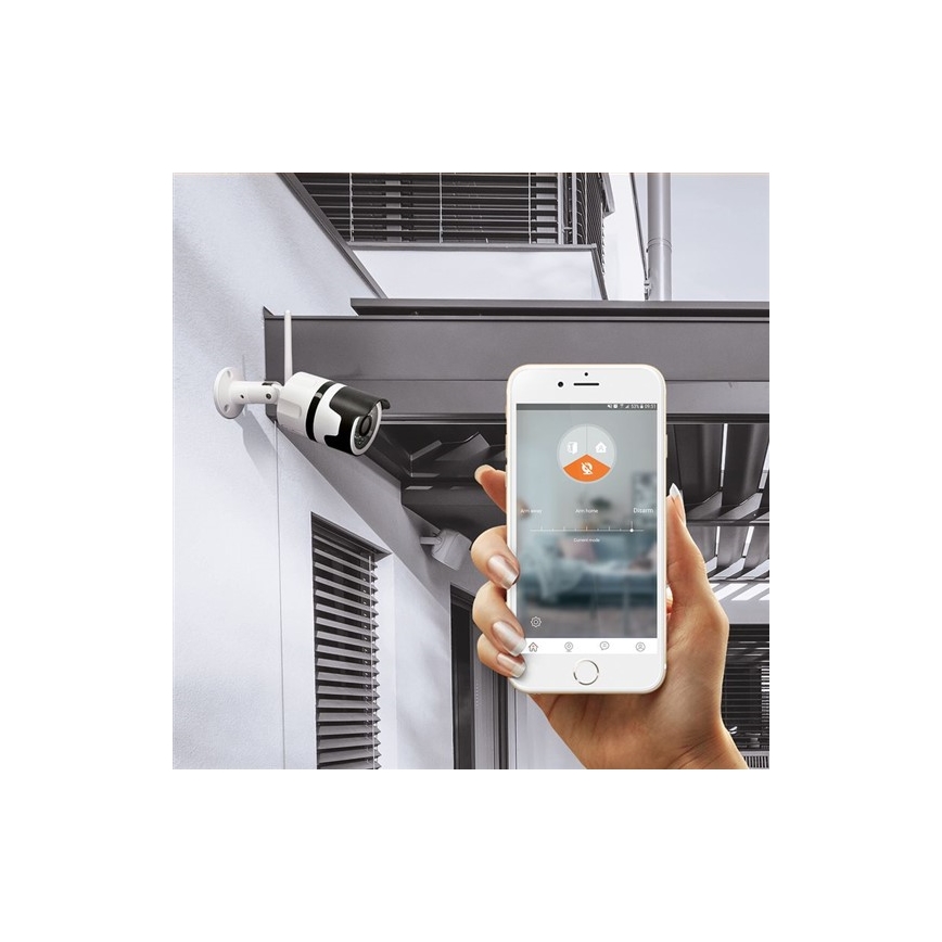 Udendørs IP-kamera med sensor 12V/FULL HD IP65 Wi-Fi Tuya