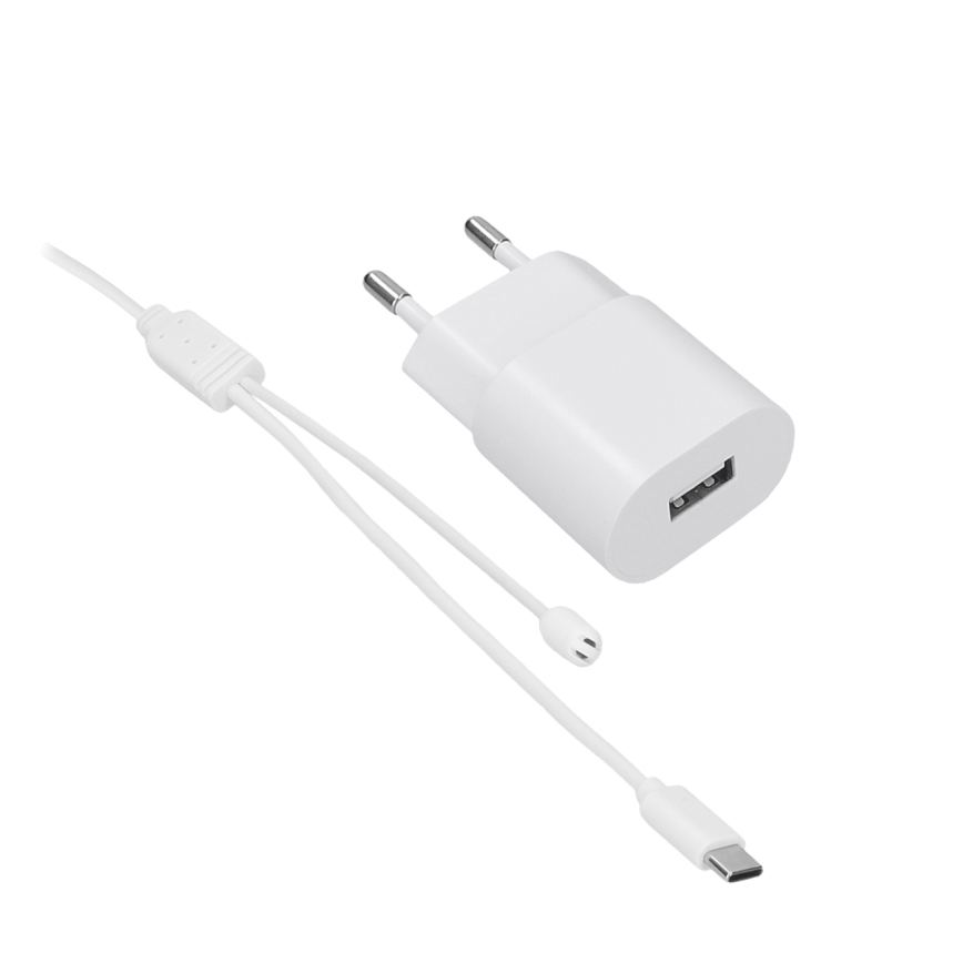 Smart-kamera med vækkeur, termometer og LED-lys 1296p 3Mpx 5V Wi-Fi Tuya IP65