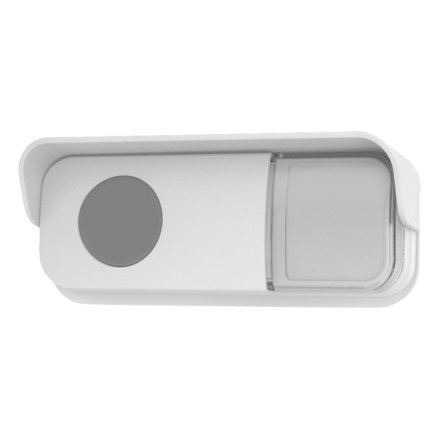 Trådløs plugin-dørklokke 230V + 2x knap 2xCR2032 IP56 hvid