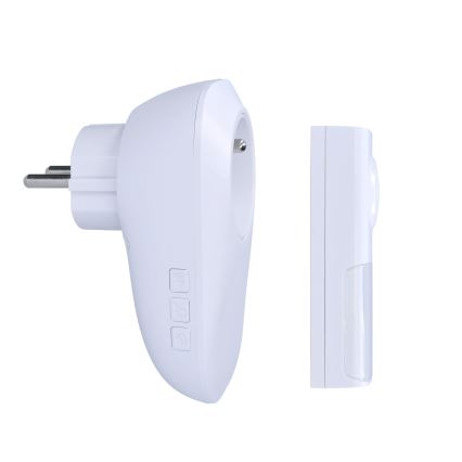 Trådløs plugin-dørklokke 230V/1xLR23A IP55