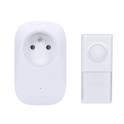 Trådløs plugin-dørklokke 230V/1xLR23A IP55
