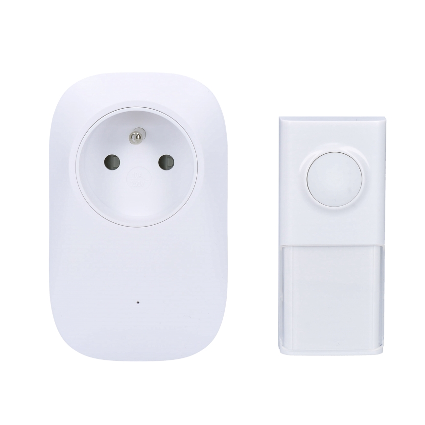 Trådløs plugin-dørklokke 230V/1xLR23A IP55