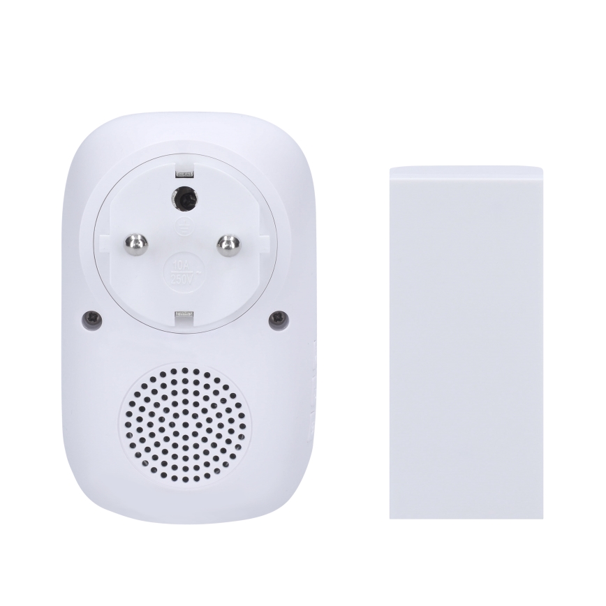 Trådløs plugin-dørklokke 230V/1xLR23A IP55