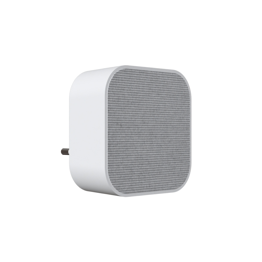 Trådløs plugin-dørklokke 230V + 2x knap 2xCR2032 IP44 hvid