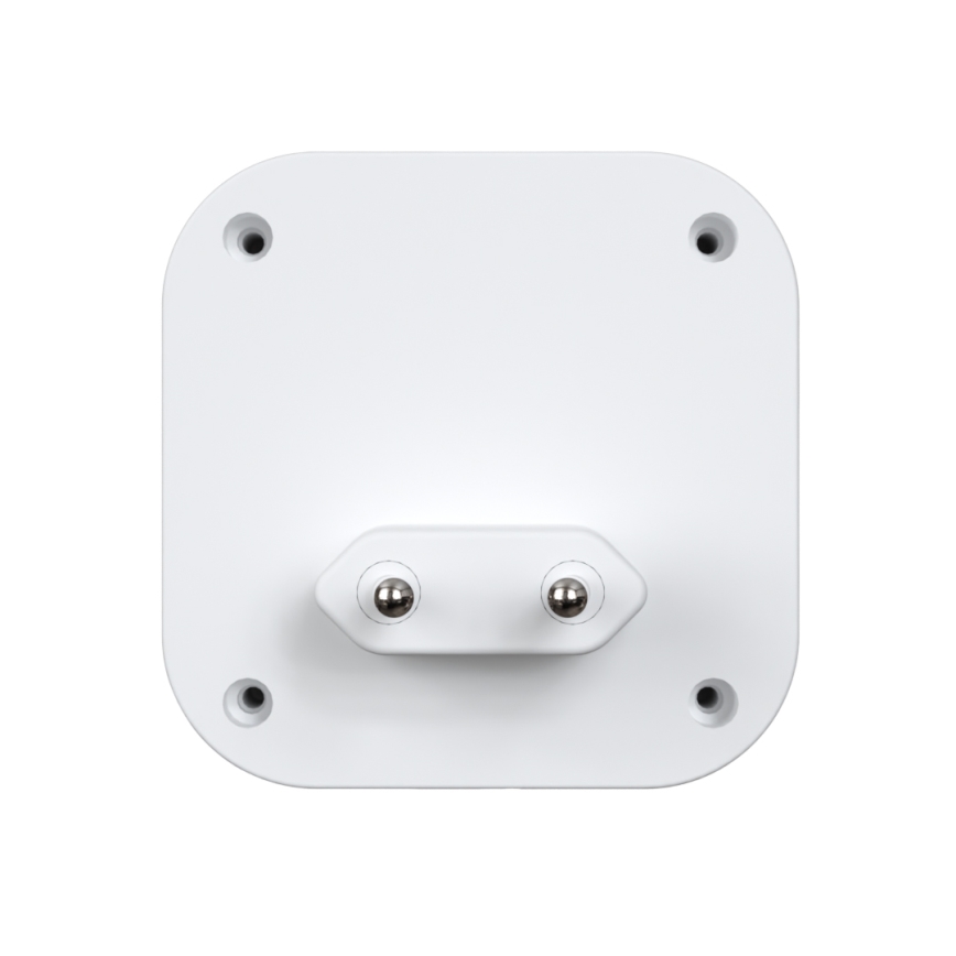 Trådløs plugin-dørklokke 230V + 2x knap 2xCR2032 IP44 hvid