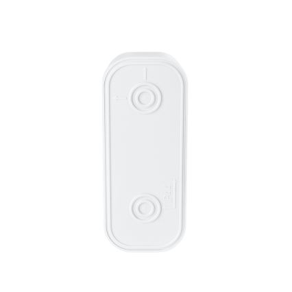 Trådløs plugin-dørklokke 230V + 2x knap 2xCR2032 IP44 hvid