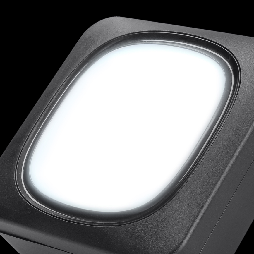 Trådløs dørklokke med LED-lys 230V IP56 sort