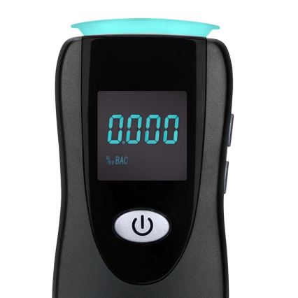 Professionel kontaktfri alkoholtester Fuel Cell, 0,0 - 5,0‰ BAC, følsomhed 0,08‰, 3xAA