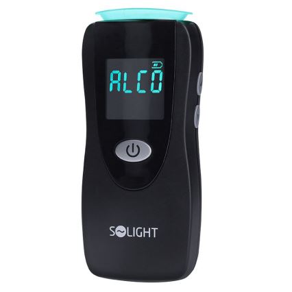 Professionel kontaktfri alkoholtester Fuel Cell, 0,0 - 5,0‰ BAC, følsomhed 0,08‰, 3xAA