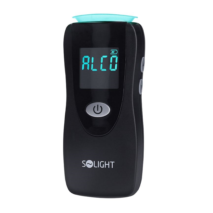 Professionel kontaktfri alkoholtester Fuel Cell, 0,0 - 5,0‰ BAC, følsomhed 0,08‰, 3xAA
