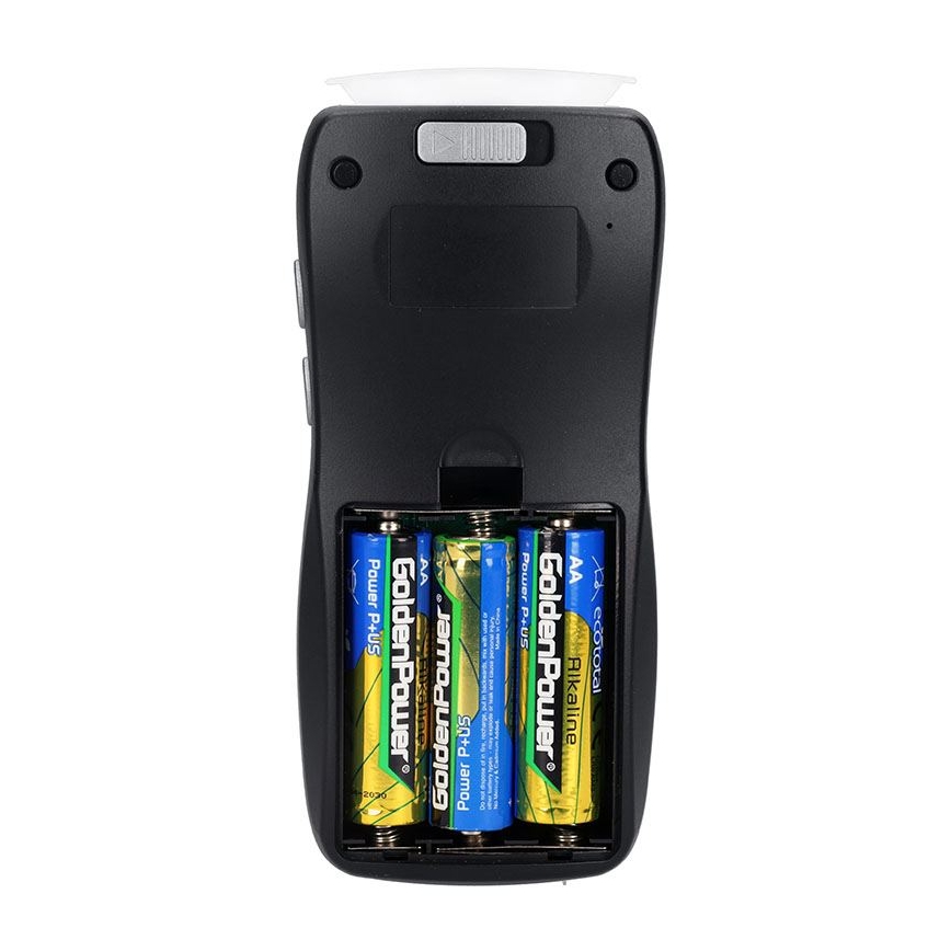 Professionel kontaktfri alkoholtester Fuel Cell, 0,0 - 5,0‰ BAC, følsomhed 0,08‰, 3xAA