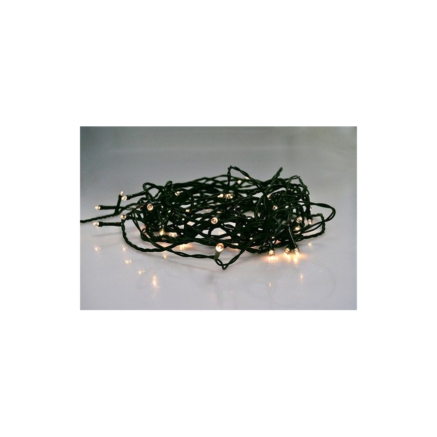 Udendørs LED lyskæde 300xLED/8 funktioner 35 m IP44 varm hvid