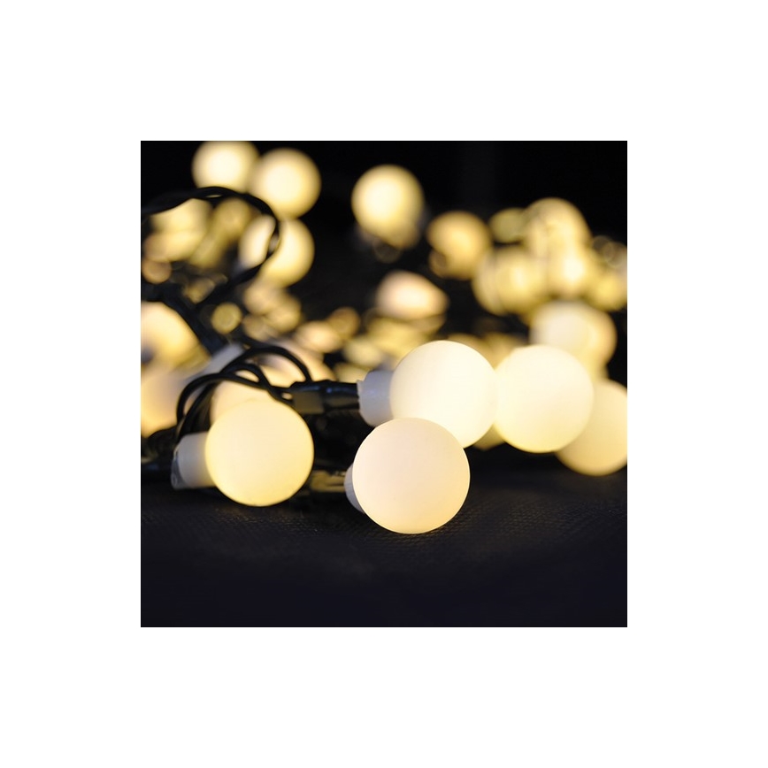 LED lyskæde dæmpbar RGB-farver 200xLED/8 funktioner 25 m IP44 + fjernbetjening