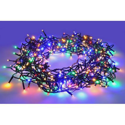 LED Udendørs julelyskæde 400xLED/8 funktioner 25m Wi-Fi Tuya IP44 multicolor/varmhvid