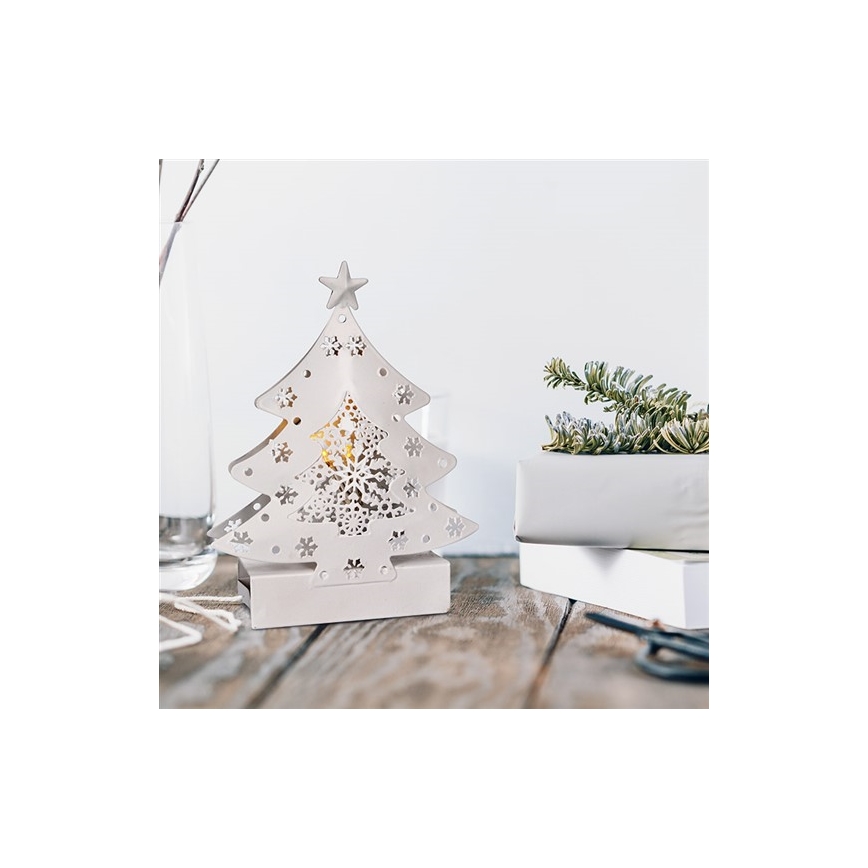 LED juledekoration 1xLED/2xAA