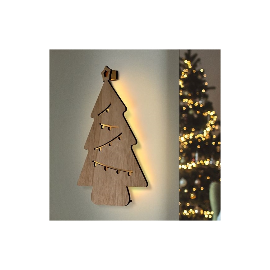 LED juledekoration LED/2xAA træ