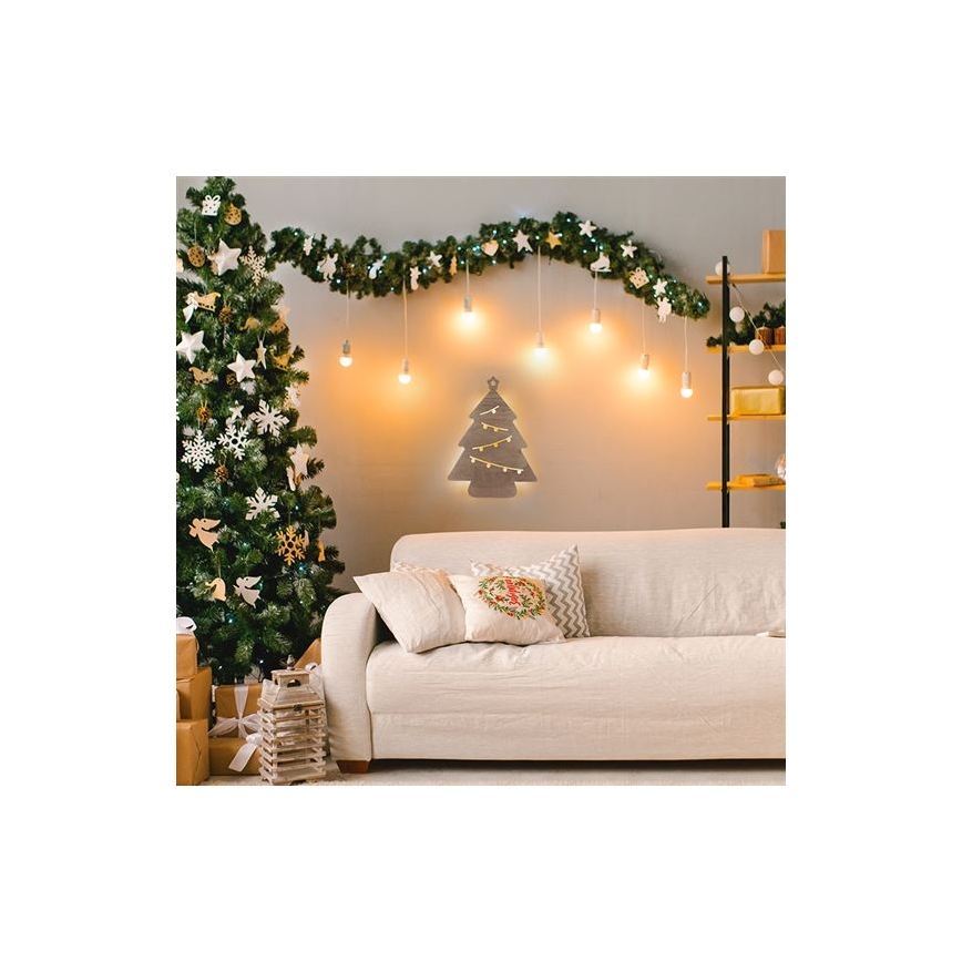 LED juledekoration LED/2xAA træ
