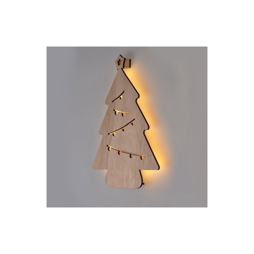 LED juledekoration LED/2xAA træ