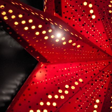 LED juledekoration LED/2xAA 60 cm stjerne