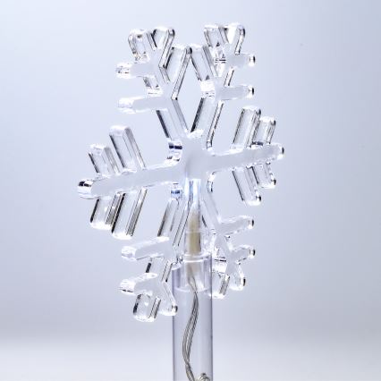 SÆT 5x LED Udendørs Jul lampe LED/3xAA/kold hvid IP44