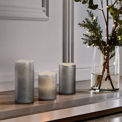 Sæt med 3 LED-lys LED/3xAAA varm hvid