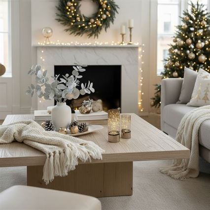 SÆT 2x LED julelys 20xLED+10xLED/2xAA+3xAA varm hvid