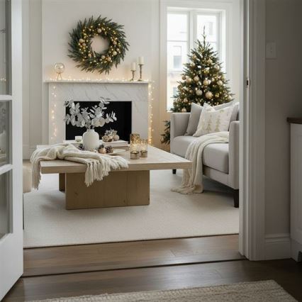 SÆT 2x LED julelys 20xLED+10xLED/2xAA+3xAA varm hvid