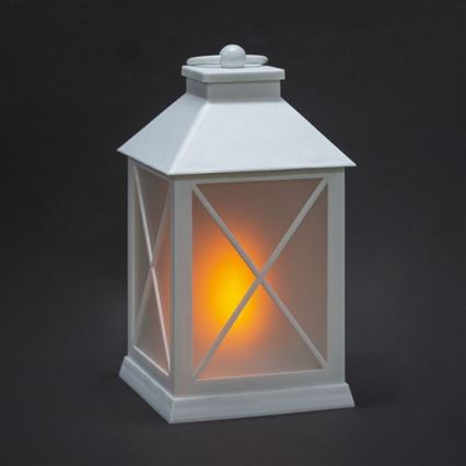 LED Julelanterne LED/2xAA varm hvid