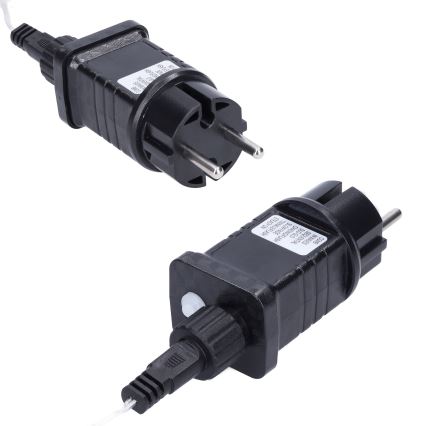 LED Udendørs julegardin 360xLED/8 funktioner 15m IP44 varm hvid