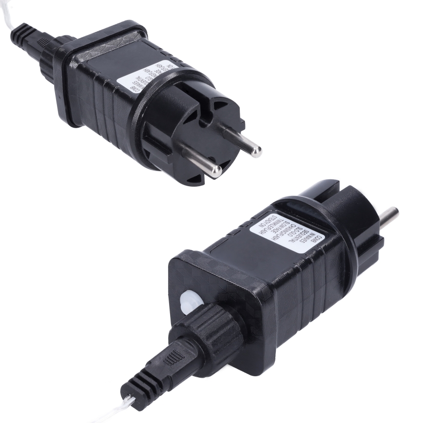 LED Udendørs julegardin 360xLED/8 funktioner 15m IP44 varm hvid