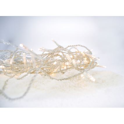 LED Udendørs  lysgardin 360xLED/8 funktioner 15m IP44 varm hvid