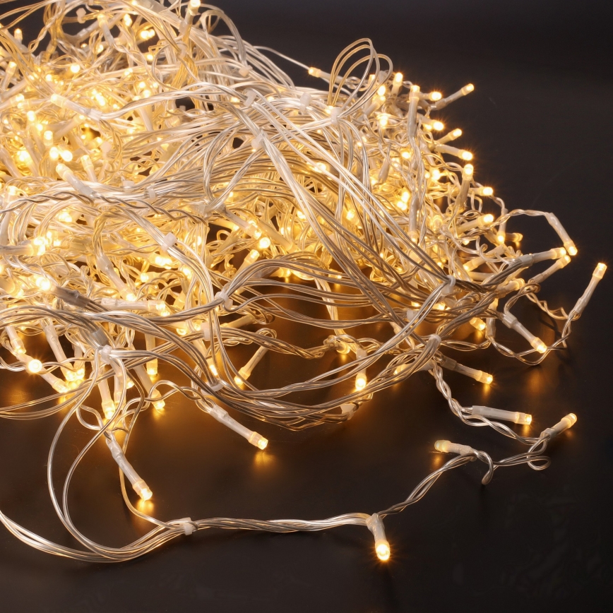 LED Udendørs  lysgardin 360xLED/8 funktioner 15m IP44 varm hvid